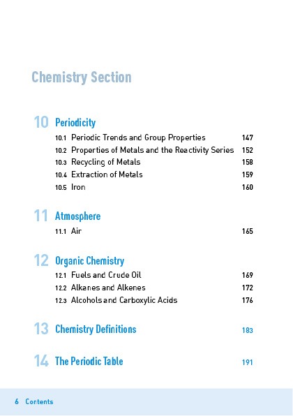 Explain That GCE 'O' Level Science (Physics/Chemistry) Contents